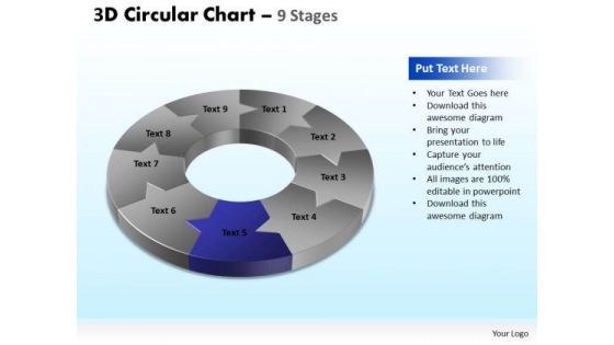PowerPoint Design Slides Editable Circular Chart Ppt Backgrounds