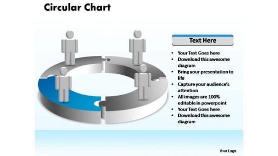 PowerPoint Design Slides Editable Circular Ppt Template