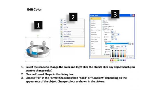 PowerPoint Design Slides Editable Circular Ppt Template