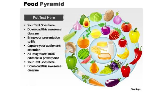 PowerPoint Design Slides Editable Food Pyramid Ppt Themes