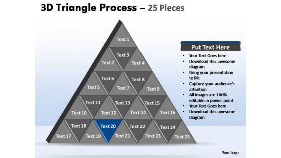 PowerPoint Design Slides Editable Triangle Process Ppt Design Slides