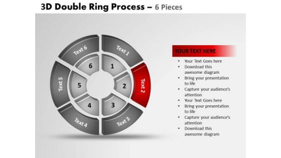 PowerPoint Design Slides Global Double Ring Ppt Design