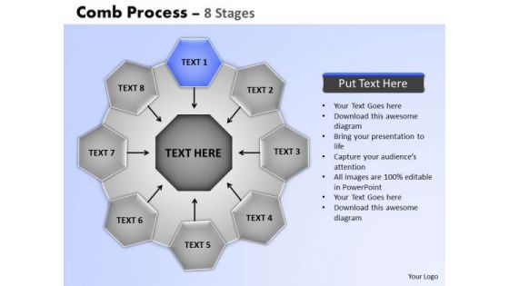 PowerPoint Design Slides Global Wheel And Spoke Process Ppt Design