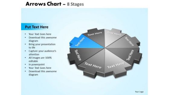 PowerPoint Design Slides Graphic Arrows Chart Ppt Presentation