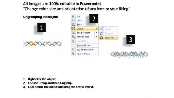 PowerPoint Design Slides Graphic Chains Ppt Backgrounds