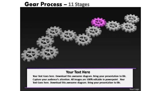 PowerPoint Design Slides Graphic Gears Process Ppt Designs