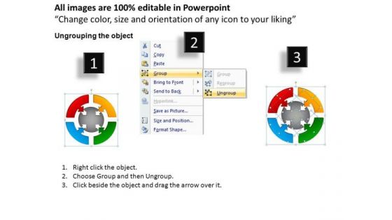 PowerPoint Design Slides Graphic Round Process Flow Chart Ppt Slide Designs