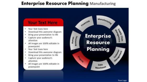 PowerPoint Design Slides Leadership Enterprise Resource Ppt Slide