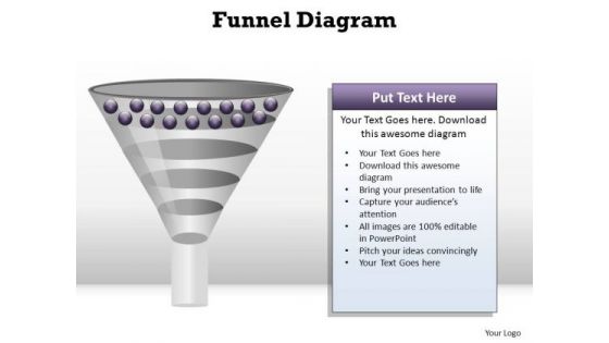 PowerPoint Design Slides Leadership Funnel Diagram Ppt Template