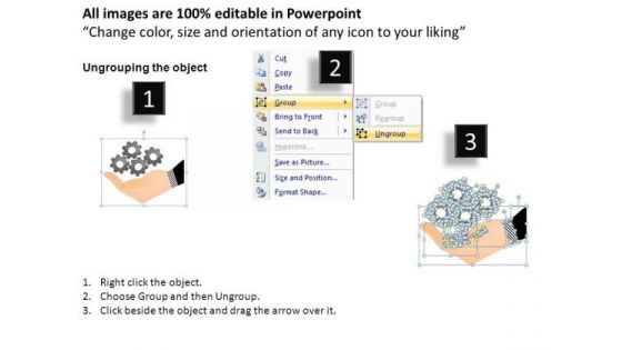 PowerPoint Design Slides Leadership Gear Wheel Ppt Slides