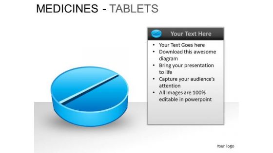 PowerPoint Design Slides Leadership Medicine Tablets Ppt Process