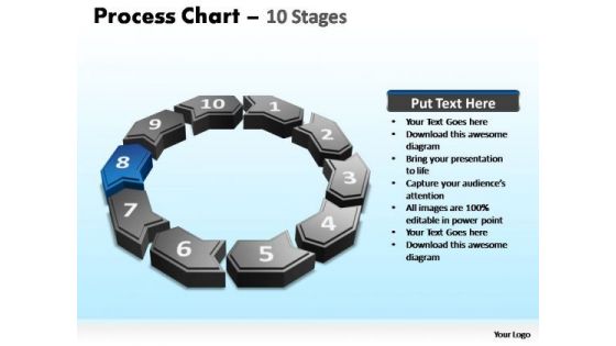 PowerPoint Design Slides Leadership Process Chart Ppt Themes