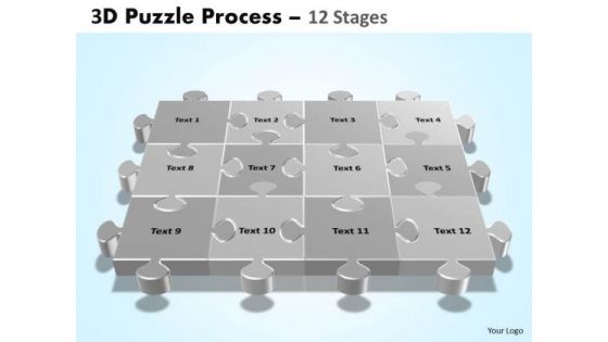 PowerPoint Design Slides Leadership Puzzle Process Ppt Designs