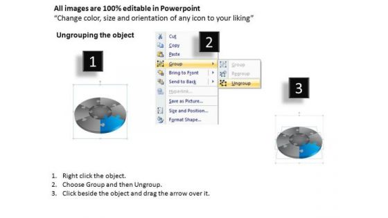 PowerPoint Design Slides Marketing Jigsaw Pie Chart Ppt Design