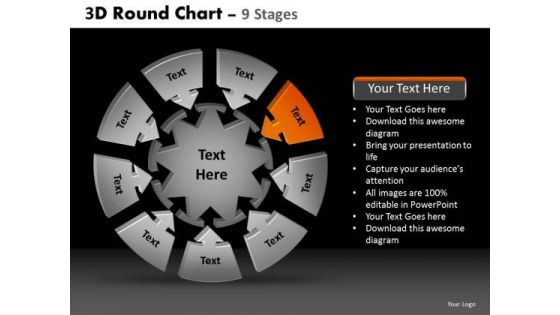 PowerPoint Design Slides Marketing Round Chart Ppt Themes