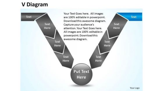 PowerPoint Design Slides Marketing V Diagram Ppt Design