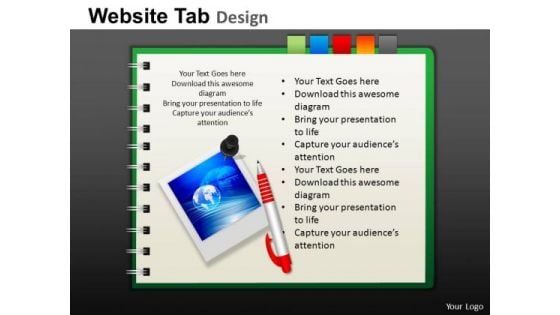 PowerPoint Design Slides Marketing Website Ppt Themes