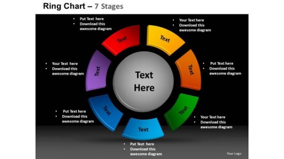 PowerPoint Design Slides Process Ring Chart Ppt Template
