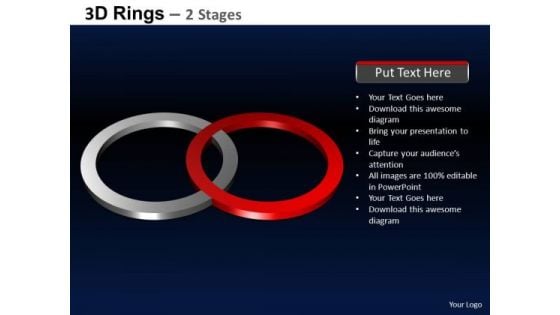 PowerPoint Design Slides Process Rings Ppt Process