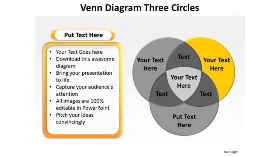 PowerPoint Design Slides Process Venn Diagram Ppt Backgrounds