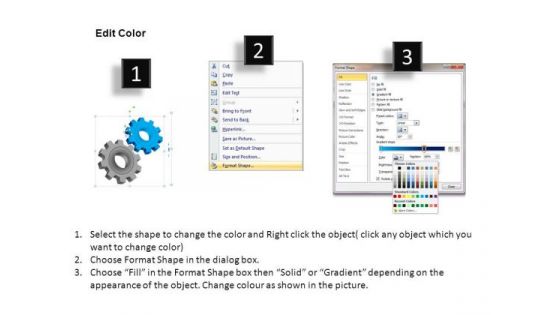 PowerPoint Design Slides Strategy Gear Wheel Ppt Layout