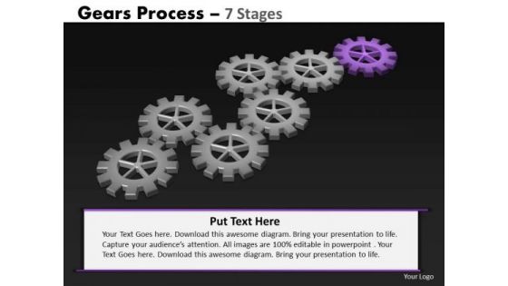 PowerPoint Design Slides Strategy Gears Process Ppt Backgrounds