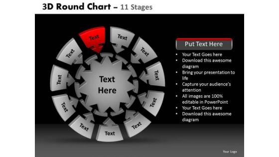 PowerPoint Design Slides Strategy Round Chart Ppt Layouts