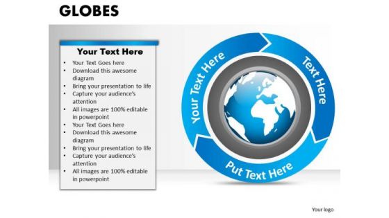 PowerPoint Design Slides Success Globes Ppt Slides