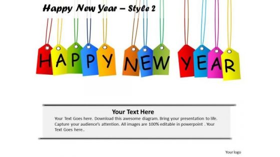 PowerPoint Design Slides Success Happy New Year Ppt Template