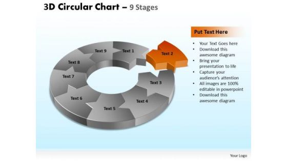 PowerPoint Design Slides Teamwork Circular Chart Ppt Backgrounds