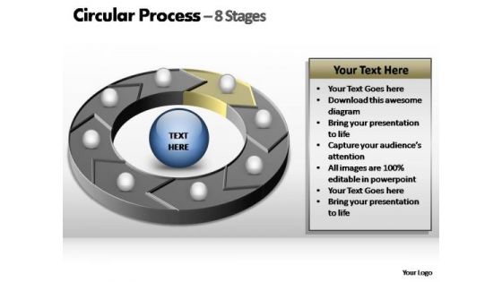 PowerPoint Design Slides Teamwork Circular Process Ppt Slide