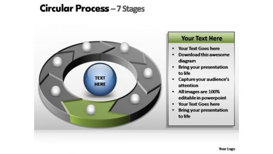 PowerPoint Design Slides Teamwork Circular Process Ppt Theme