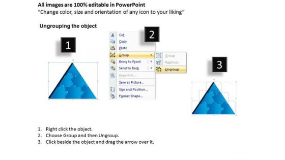 PowerPoint Design Slides Triangle Puzzle Graphic Ppt Presentation