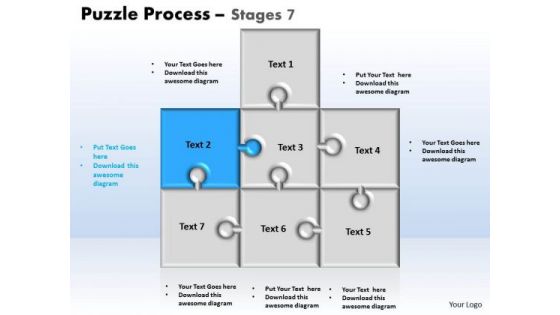 PowerPoint Design Strategy Puzzle Ppt Theme