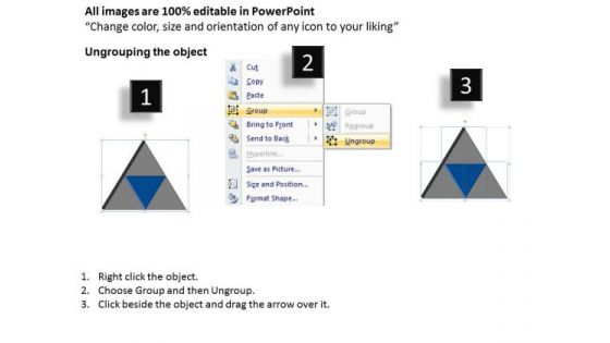PowerPoint Design Strategy Triangle Process Ppt Layouts