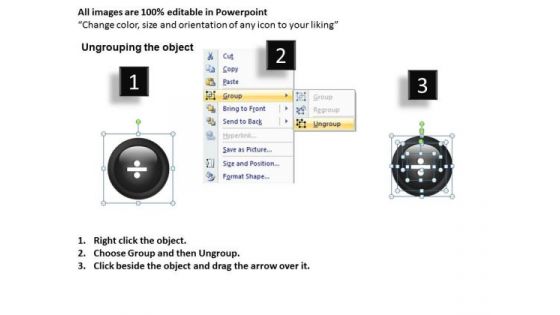 PowerPoint Design Teamwork Buttons Icons Ppt Templates