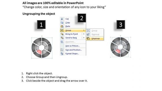 PowerPoint Design Teamwork Double Ring Ppt Design