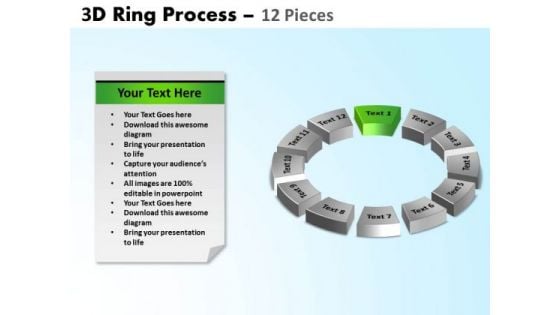 PowerPoint Design Teamwork Ring Process Ppt Theme