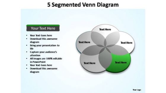 PowerPoint Design Teamwork Venn Diagram Ppt Slides