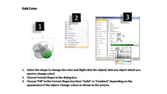 PowerPoint Design Teamwork Venn Diagram Ppt Slides