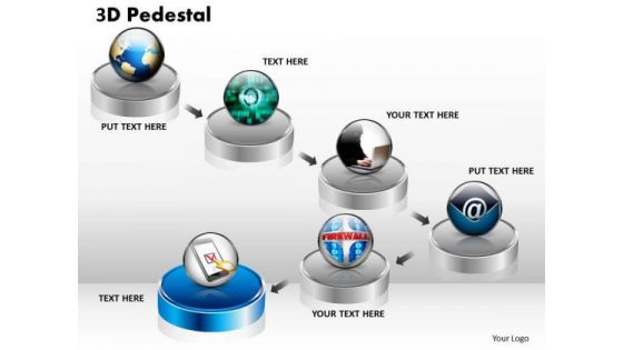 PowerPoint Designs Business 3d Pedestal Ppt Templates