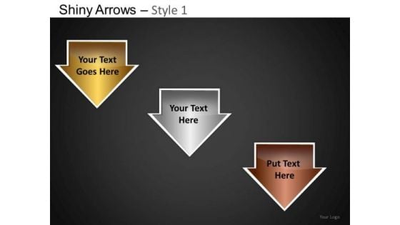 PowerPoint Designs Business Education Shiny Arrows Ppt Templates