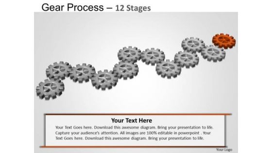 PowerPoint Designs Business Gears Process Ppt Presentation