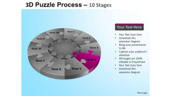PowerPoint Designs Business Puzzle Segment Pie Chart Ppt Presentation Designs