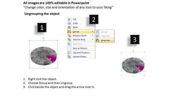 PowerPoint Designs Business Puzzle Segment Pie Chart Ppt Presentation Designs