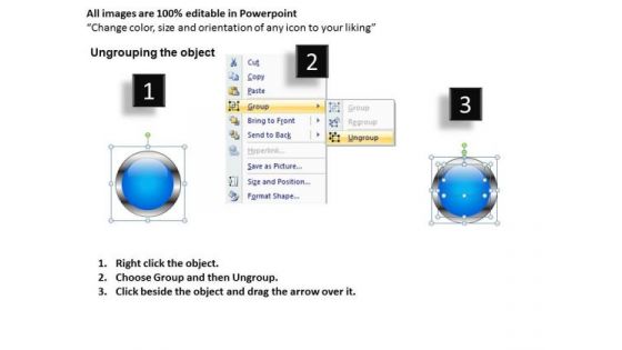 PowerPoint Designs Chart Buttons Icons Ppt Backgrounds