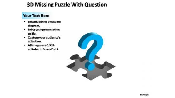 PowerPoint Designs Chart Missing Puzzle Piece Question Ppt Template