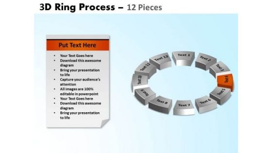 PowerPoint Designs Circle Chart Ring Process Ppt Slide