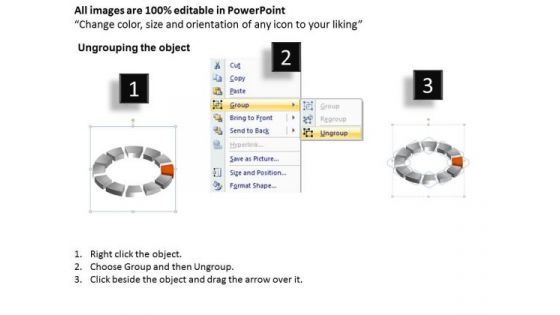 PowerPoint Designs Circle Chart Ring Process Ppt Slide