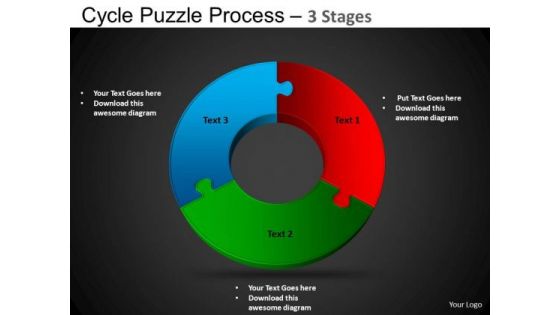 PowerPoint Designs Circle Process Cycle Diagram Puzzle Ppt Layouts